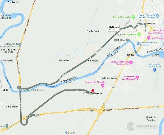 Ubicación: a 10 minutos de Girardot – Lotes Campestres El Diamante
