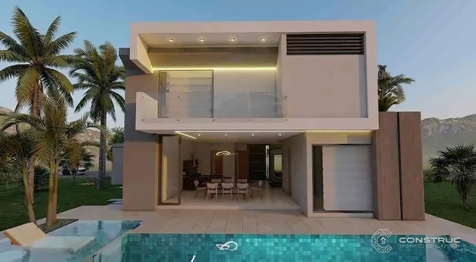 Modelo de casa sugerido con piscina – Parcelas Campestres San Miguel